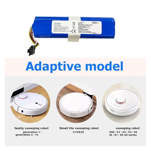 Batería BRR-2P4S-5200S de 5200 mAh para reparar Roborock E20 E35 4