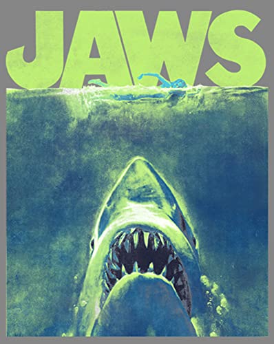 Jaws Kids Neon Poster T-Shirt2