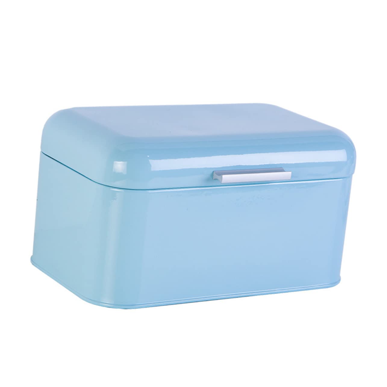 Cabilock Caja de Pan de Hierro con Patrón Especial de Puerta Contenedor de Almacenamiento de Pan Contenedores Herméticos para Almacenar Alimentos Pan para El Hogar Tienda