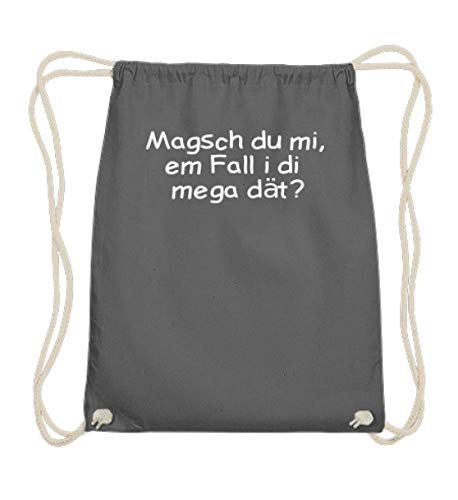 Sac de gym en coton gris pour remplacer les sacs lourds encombrants