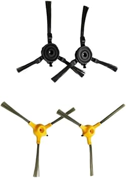 4-Pack Replacement Side Brushes for Isweep X3 Models
