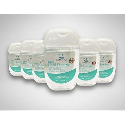 Vitane Silky Touch Hand Sanitizer – Travel Size 1 FL OZ 6-Pack – Moisturizing Gel for Hands – Kills 99.99% Germs with 70% Alcohol – Mini Pocket Hand Sanitizer – Sanitizer for Travel, School, Office Cover