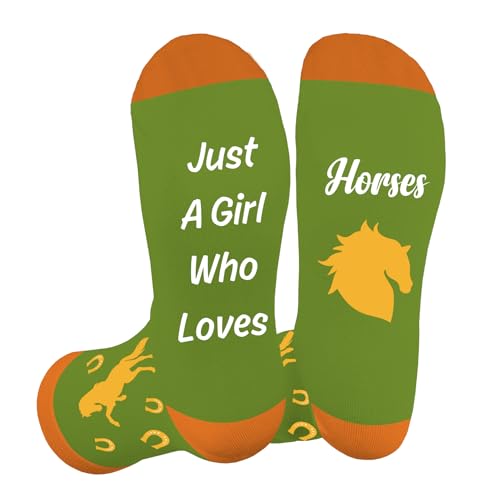 LSVGSAK Horse Gifts for Women Girls Horse Lovers Friends Novelty Socks Birthday Christmas Gifts for Teens Girl Bestie Friend Daughter Wife Sister Girlfriend Stocking fillers