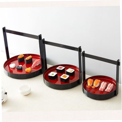 Plato Sushi Hemobllo Elegante Estilo Japonés Plástico miniatura 7