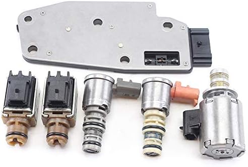 4L60E 4L65E Automatic Transmission Master Solenoid Kit 6pc Set Compatible with Silve-rado1500/Tah-oe/Corv-ette/Subu-rban,GMC Sie-rra 1500,GMC Yukon XL 2003-On