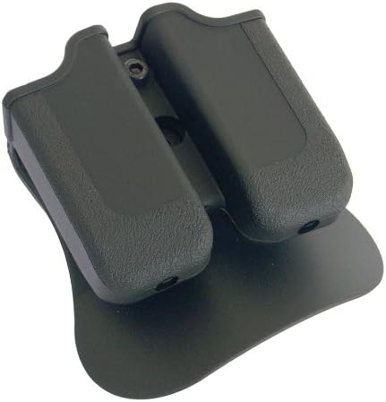 Concealed Carry Magazine Pouch for Sig Sauer P250 .45 ACP, Taurus .45 ACP 24/7 OSS, H&K USP .45 and H&K 45C, 1911 .45 double stack magazine. Black