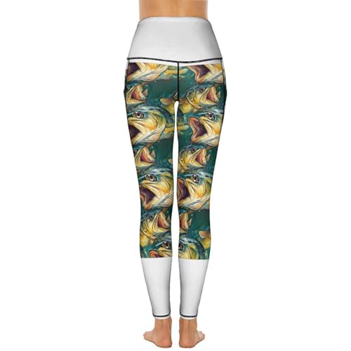 Legging de yoga imprimé pêche idéal pour le studio et le quotidien
