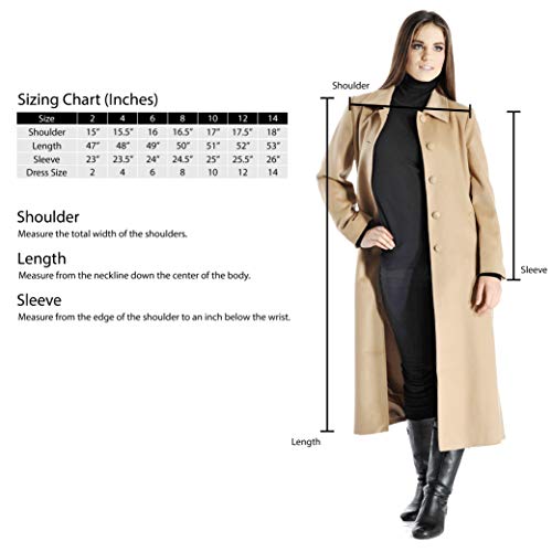 Cashmere Boutique 100% Pure Cashmere Full Length Topcoat Women β Lightweight, Soft & Warm Overcoat3
