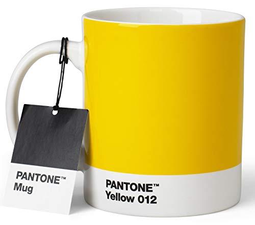 Copenhagen 101030012 Design Pantone Mug, Coffee/Tea Cup, fine China (Ceramic), 375 ml, Yellow 012 C, Porcellana, One Size - immagine 4