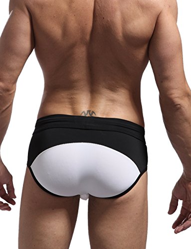 BRAVE PERSON Men's Sexy Color Matching Beach Swimwear Sport Shorts Swim Briefs B1135