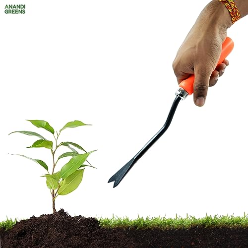 Image of Anandi Green's Metal Agriculture Garden Spectacular Heavy Duty Plastic Handle Gardening Tools Set Pack of 3 for Gardening