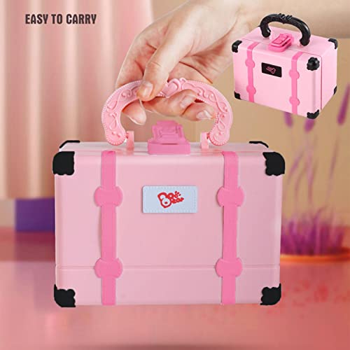 Kit de maquiagem infantil para menina, conjunto de maquiagem lavável real brinquedo cosmético com es