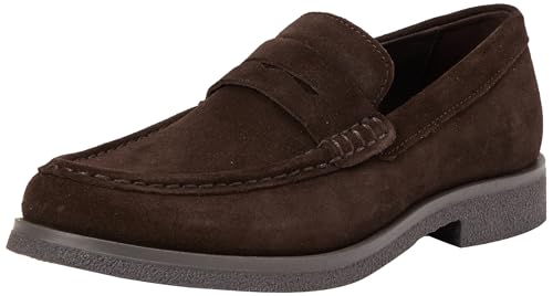 Geox Herren Uomo Claudio C Moccasin, DK Coffee, 43 EU
