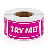 Try Me Stickers (2 x 1 inch,...