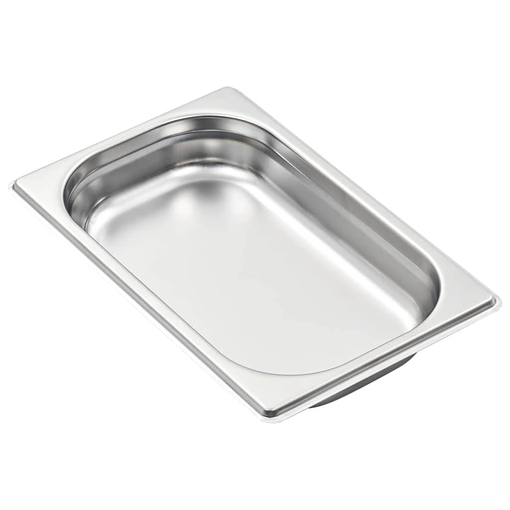 INLIFE Gastronorm - Contenedores (12 unidades, GN 1/4, 40 mm, acero inoxidable)