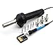Produktbild Mini Heißluftpistole, tragbare Wärme Gewehr for Epoxy DIY Prägeschrumpfverpackung trocknende Farbe, Wärme Gun Power Tool Heißluftpistole 220V 420W Nacharbeits Lötstation + Temperatur Einstellbare Elek
