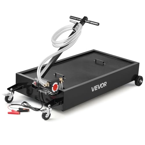 VEVOR Low Profile Oil Drain Pan, 20 Gallon Capacity, Rolling