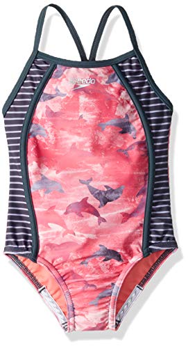 Image of Speedo Girl's Swimsuit One Piece Thin Straps