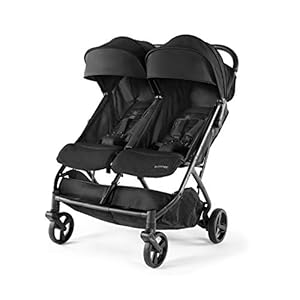 Summer 3Dpac CS+ Double Stroller, Black – Car Seat Compatible Baby Stroller – Lightweight Stroller with Convenient One…