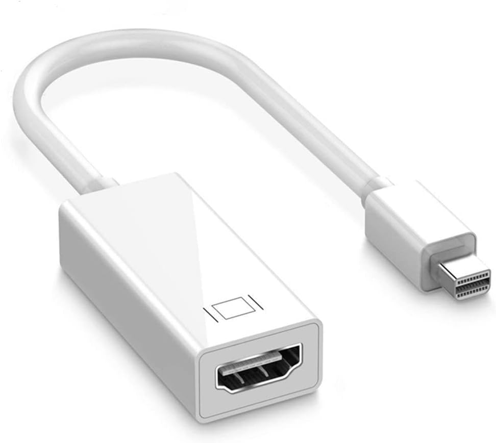 Sounce High-Speed Updated Mini DisplayPort Thunderbolt to HDMI Adapter for Unibody MacBook Pro iMac MacBook Air Mac Mini Laptop (37.1 cm, White)
