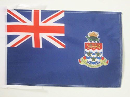 AZ FLAG, Cayman Islands Flag, 18'' x 12'', 100% Polyester Caymanian Small Banner with Two Cords, Fade Resistant, Vivid Colors
