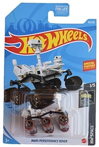 Hot Wheels Mars Perseverance Rover, [White] 95/250 Space 1/5