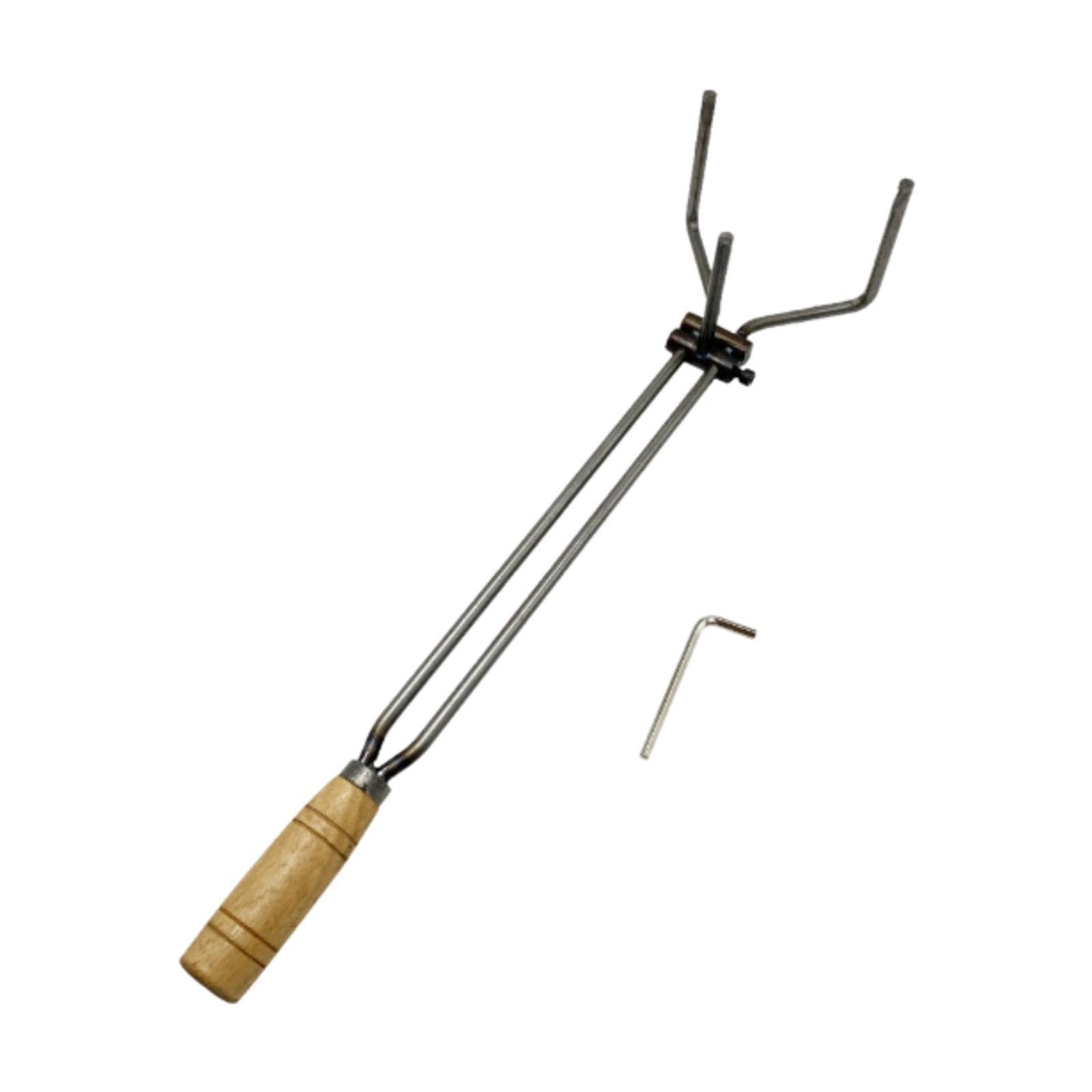 TISHITA Pinze per Crogiolo: Un Utensile Manuale Affidabile per La Fusione Precisa dei Metalli, Dotato di Un Robusto di Serraggio, Ideale per La Lavora, Lunghezza 47 Cm