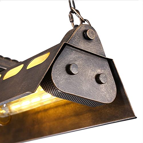 Lustre en fer forgé réglable pour corriger l'éclairage du salon