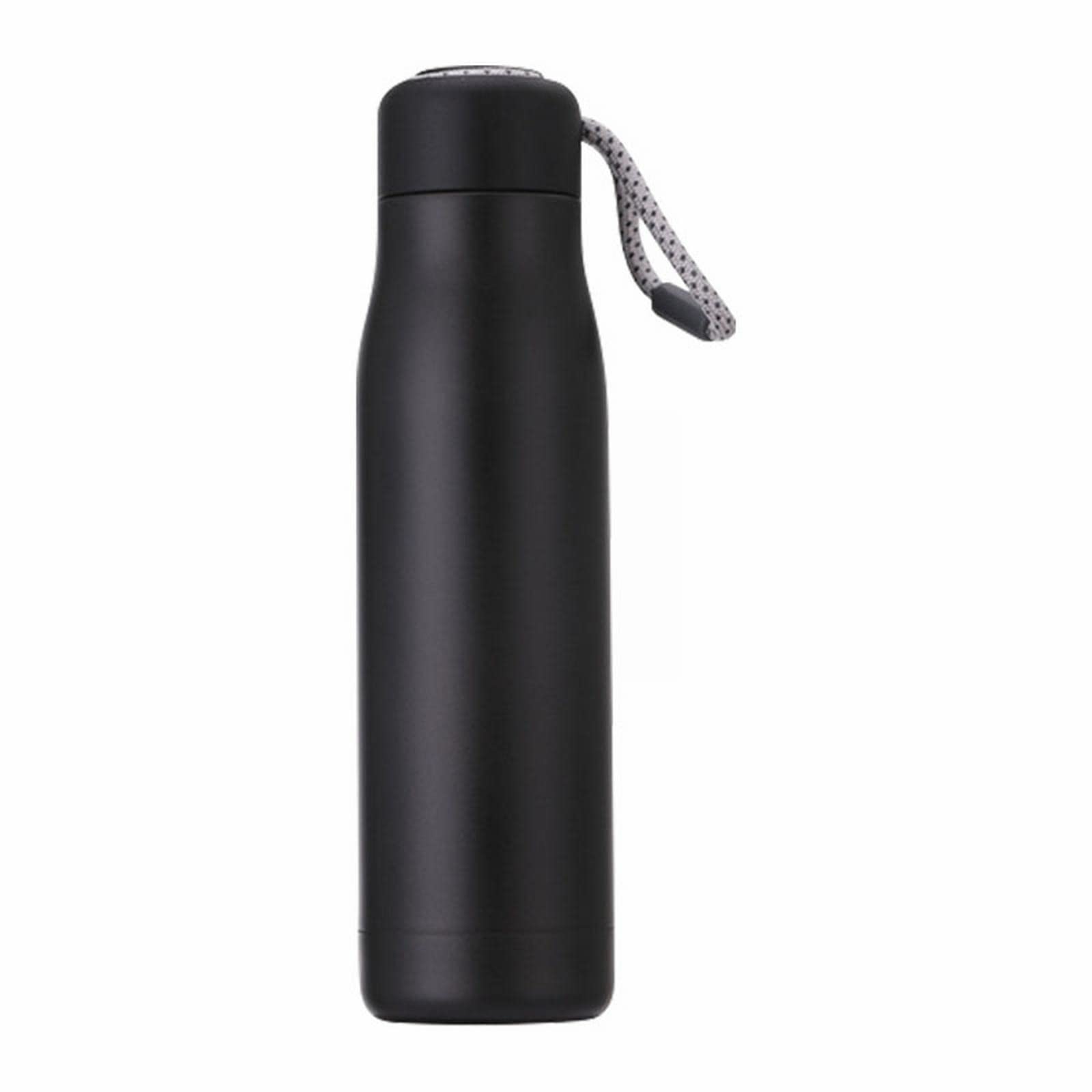 Kids Insulated Water Bottle 18 Oz Double Wall Wide Mouth Stainless Steel Water Bottles Leak Proof Vacuum Water