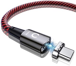 Magnetic USB C Cable 100W(20V/5A MAX), USB-C to USB-C Cable Data Transfer USB Charger Lead Compatible with MacBook Pro 2018-2020, Charging Cord for iPad Pro 2020 Galaxy S20 and More USB C Devices(2M)
