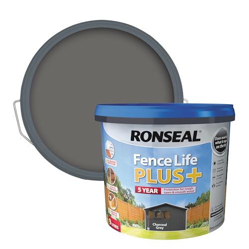 Fence Life PLus Ronseal Charcoal Grey 9L