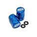 Produktbild SET Ventilkappe (2 Stück) Alu blau eloxiert - MZA-Design-Kappe, incl. O-Ringe/Dichtungen