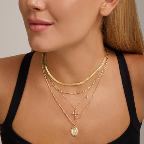 Cross Necklace for Women Pendant Necklace Dainty Necklace Gold Necklace Cross Pendant Simple Necklace Layering Necklace2