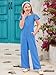 Haloumoning Girls Jumpsuit Kids Fashion Ruffle Cap Sleeve Wide Leg Rompers One Piece Outfits with Pockets