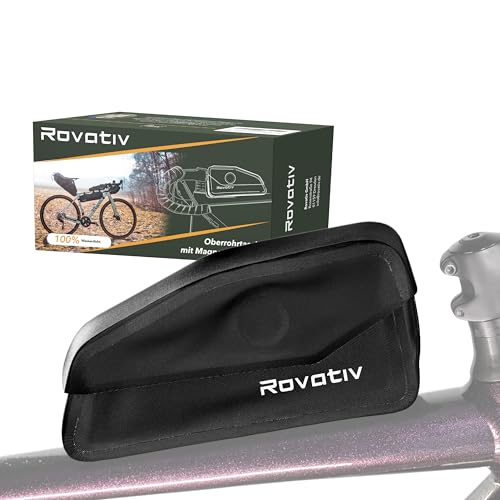 Rovativ® Bikepacking Oberrohrtasche [1 Liter] 100% Wasserdicht -...