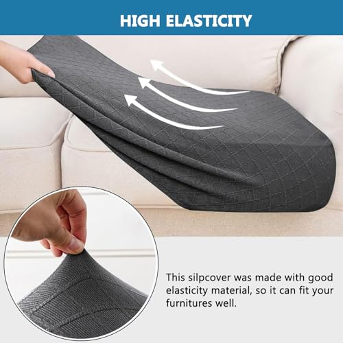 Fundas de sofá elásticas impermeables que solucionan manchas y pelos caqui 4