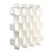 KLOUD City Household White Plastic Partition Bee Style Underwear Socks Bras Ties Belts Scarves Drawer Divider Cabinet Clapboard (White)