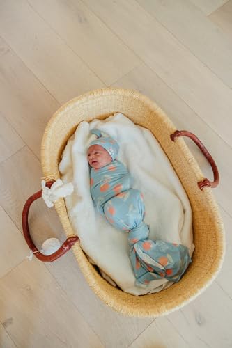 Image of Copper Pearl Swaddle Blankets for Newborns | Soft Stretchy Receiving Blankets for Boys and Girls | Large 46 x 46 Inch Baby Blankets | Lightweight and Breathable Swaddles | Clementine