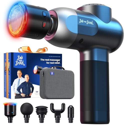 Massagepistole mit Wärme und Kältetherapie, Bob and Brad C2 Pro Tiefengewebsmassagegerät mit Wärme, Professionelles Elektrisches Massagegerät für Zuhause, Fitnessstudio, Erholung, Schmerzlinderung 1