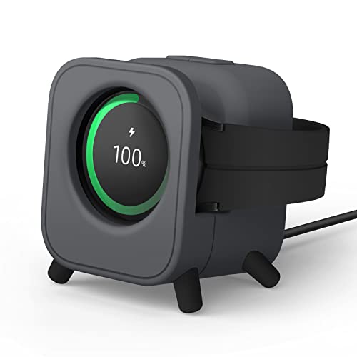 elago GWT5 Charging Stand Compatible with Samsung Galaxy Watch 8, 7, 6/6 Classic, 5/5 Pro (40, 43, 44, 45, 47mm) Classic Speaker Design - [Charging Cable Not Included] [Dark Grey]