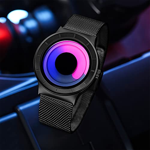 SINOBI Business Watches Men Fashion Creative Original Design Watch Men Steel Mesh Men's Watch Clock Relogio Masculino Unique Wristwatch