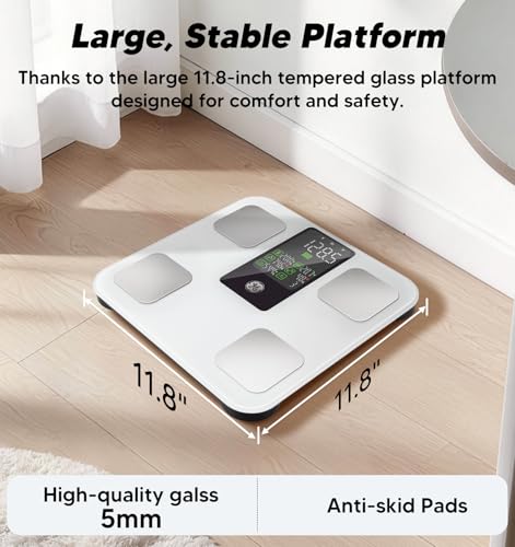 Image of GE Smart Scale for Body Fat with BMI Muscle Mass, 5.3-inch Handle Display