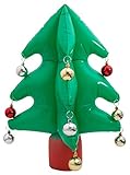 Tamaño: 45 cm ThumbsUp! Árbol de Navidad Inflable, plástico, Verde, 45 x 16,8 x 5,5 cm, 1 Unidad