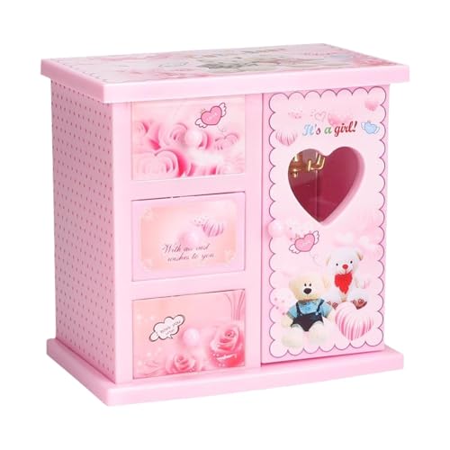 BOTECHE DI GIETRI MUSICALE - Figuritas Box musical, estuche para el almacenamiento de joyas | Fairy Design Musical Jewelry Box, gran capacidad de música para niños para niños, gran regalo (18.5 BOTECHE DI GIETRI MUSICALE - Figuritas Box musical, estuche para el almacenamiento de joyas | Fairy Design Musical Jewelry Box, gran capacidad de música para niños para niños, gran regalo (18.5