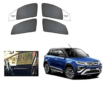 Caro Manic Fix Type Car Window Sunshade Compatible with Urban Cruiser - Set of 4 Pcs