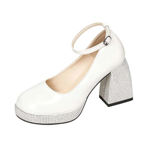 Chaussures Mary Jane talons hauts confortables à plateforme pour danser en soirée