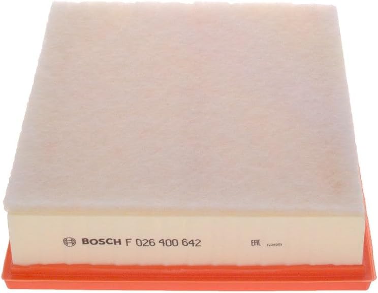 Bosch S0642 Car Air Filter - Separates Particles from the Air Intake - Moisture-resistant plus High Tensile Strength