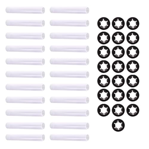XTPTFABS 22Pcs Garage Door Quiet Hinge Sleeve Shaft Gasket(ID-11mm;L-80mm)
