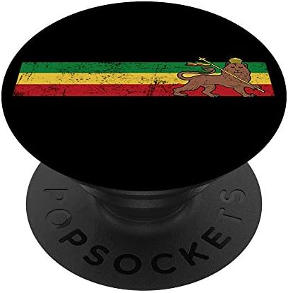 Lion Of Judah Rasta Jamaican Reggae PopSockets PopGrip: Swappable Grip for Phones & Tablets