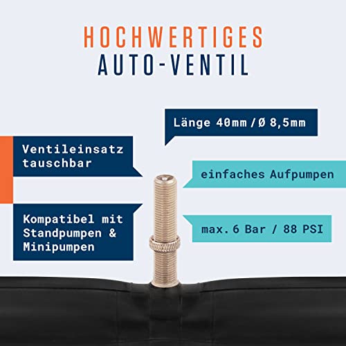 Alphatrail Fahrradschlauch Rick 28 Zoll AV Autoventil 2X Set mit Mobilitätsgarantie I Kompatible Fahrradreifen Schwalbe, Continental, Conti, Michelin, Kenda & Maxxis Fahrrad Schlauch - Image 6